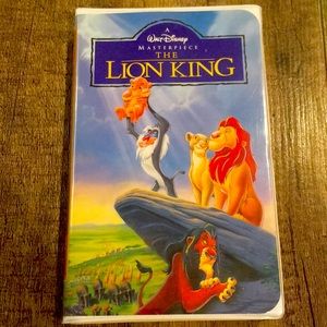 RARE Vintage Disneys The Lion King Masterpiece VHS